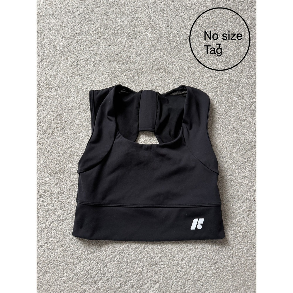 Forme Power Sports Bra Estimated Size S Black Cutout Back
